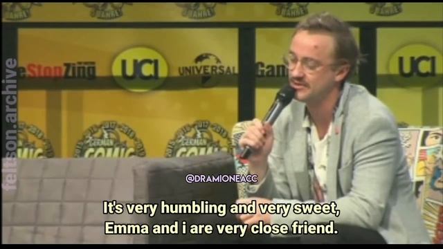 Fans tease Tom Felton about Emma Watson's crush смотреть онлайн