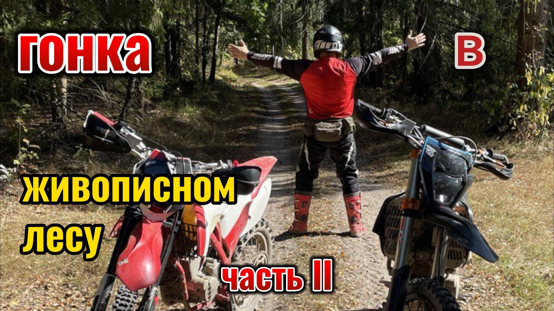 ЭНДУРО в живописном лесу, часть 2 | Дорога к ручью. смотреть онлайн