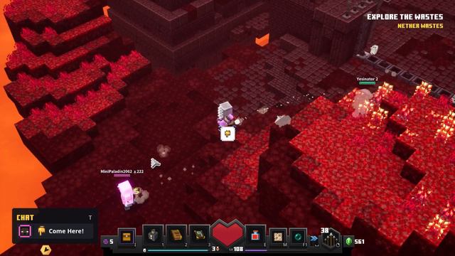 We’re going to the NETHER!!! Minecraft Dungeons Flames of the Nether DLC Episode 1: Nether Wastes смотреть онлайн