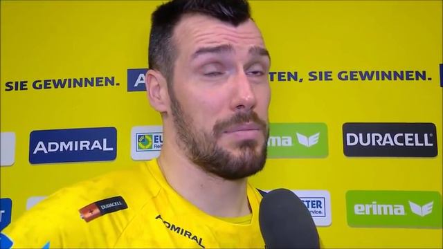 Gedeon Guardiola im Interview nach dem Heimsieg gegen Magdeburg смотреть онлайн