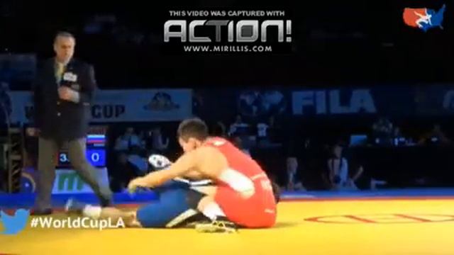 FS.WORLD CUP LOS ANGELES 2014.65 кг. Алибеггаджи Эмеев (RUS) - Ганзориг Мандахнаран (MGL) (0-4) смотреть онлайн