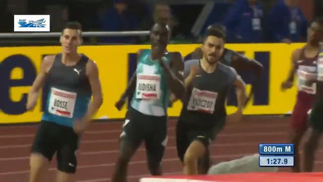 Ferguson Rotich makes a statement 800m IAAF Diamond League Stockholm 2016 смотреть онлайн