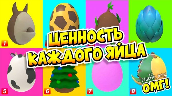 ЦЕННОСТЬ ВСЕХ ЯИЦ в 2024 ГОДУ в АДОПТ МИ🤯ВАЛЮТА КАЖДОГО ЯЙЦА👀Every EGG VALUE Adopt Me