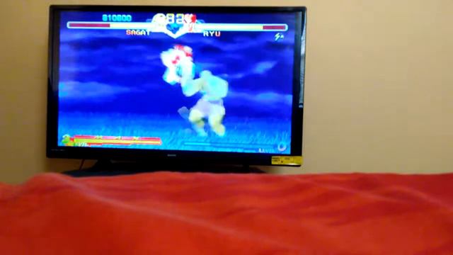 Street Fighter Alpha Anthology(PS2) SFA2 Sagat arcade playthrough part 2 смотреть онлайн