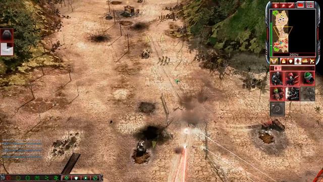 Command & Conquer 3 Tiberium Wars: NOD Mission 6: Amazon Desert 100% [Hard] смотреть онлайн
