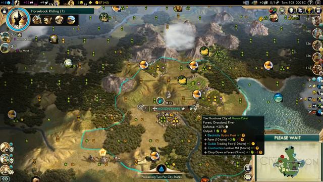 Civilization 5 as the Shoshone Turns 1-175 смотреть онлайн