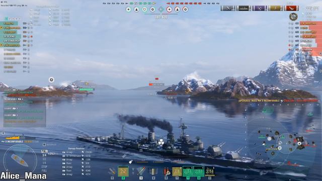 Battleship Incomparable - Almost 400K damage with 508MM guns смотреть онлайн