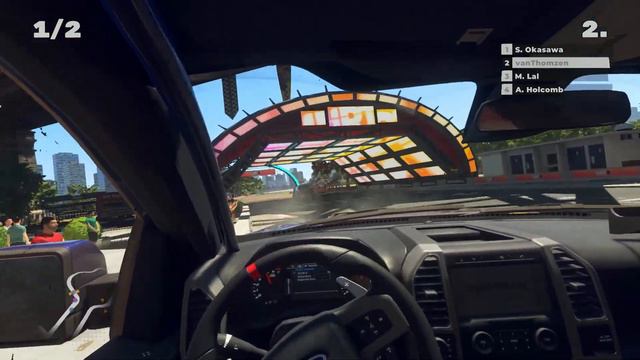 DIRT 5 - Roosevelt Island with the Ford 150-F, 2 rounds with photo finish! смотреть онлайн