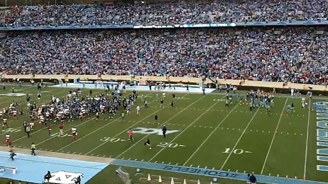 Gio's Last-Second Punt Return For TD And The Tar Heels Win!  NC ST Vs UNC 2012