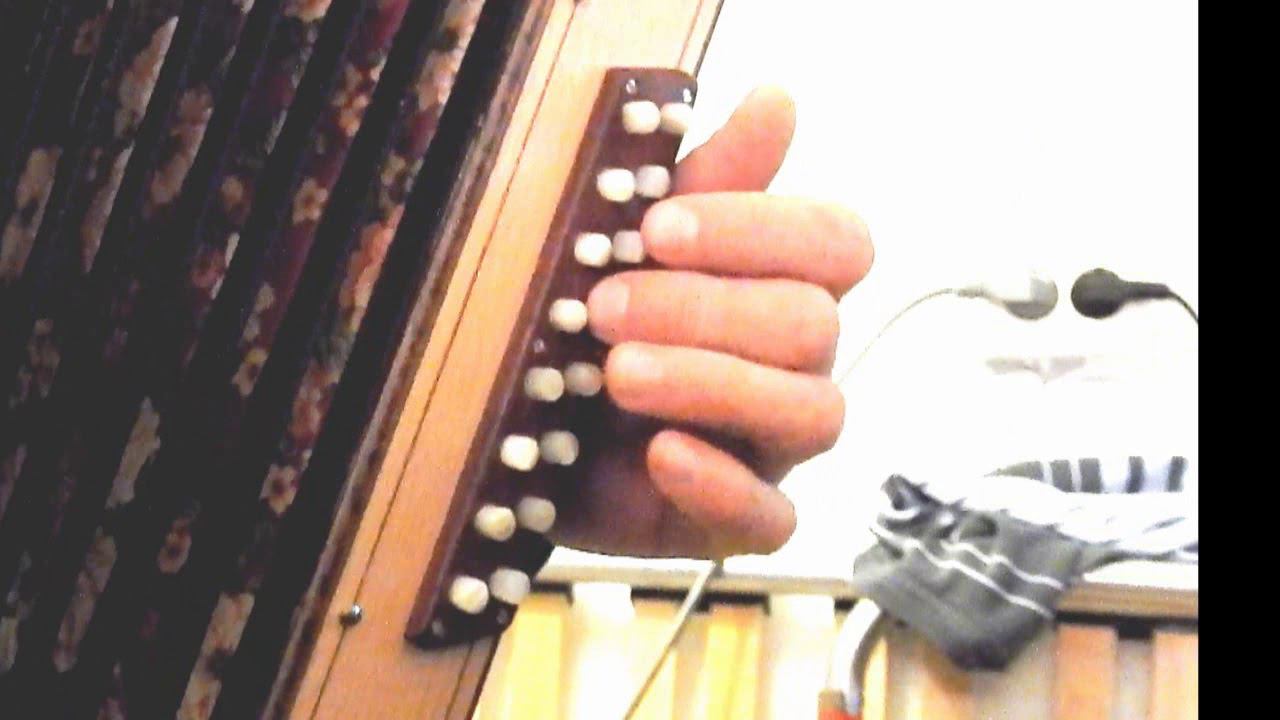 Полынь-трава(как играть на гармони,с цифрами) смотреть онлайн