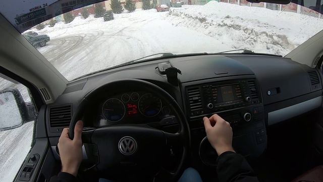 Volkswagen Multivan! МИНИВЭН НА ПОЛНОМ ПРИВОДЕ-НАСКОЛЬКО ХОРОШ ДИЗЕЛЬ смотреть онлайн