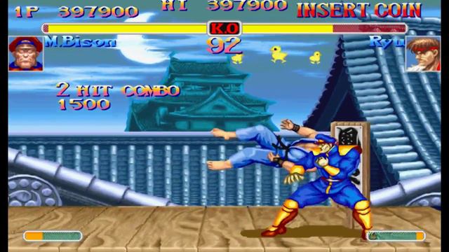 Hyper Street Fighter 2: The Anniversary Edition Turbo Mode M.Bison(Vega) Lev8 No Lose Playthrough
