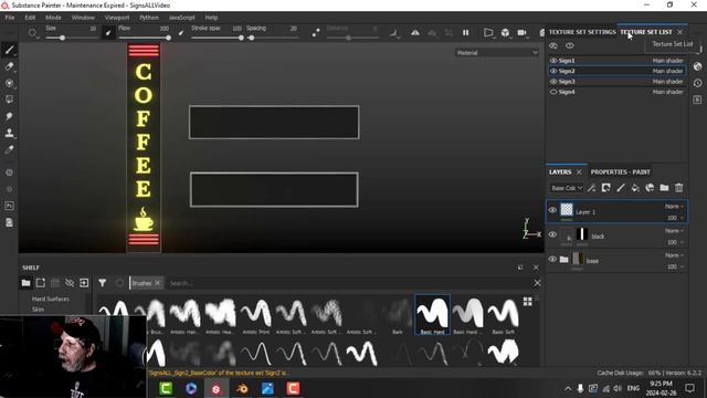 BLENDER_SUBSTANCE PAINTER_ CYBERPUNK STREET (PART 3) смотреть онлайн