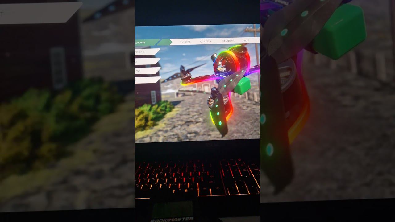 Radiomasrer Zorro #fpvfreestyle #droneracing #fpv #drone #liftoff #gaming