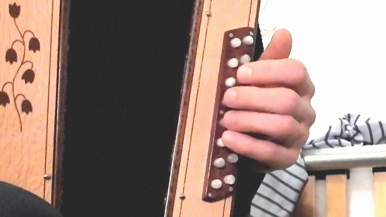 На сопках Манчжурии(как играть на гармони,с цифрами,три основные "темы") смотреть онлайн