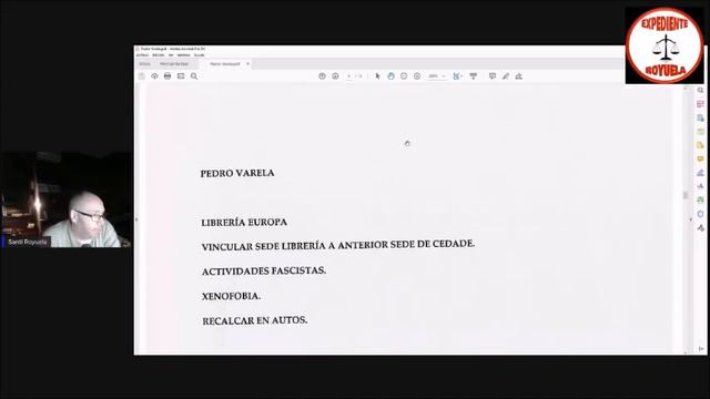 Pedro Varela, los documentos desclasificados del fiscal Mena смотреть онлайн