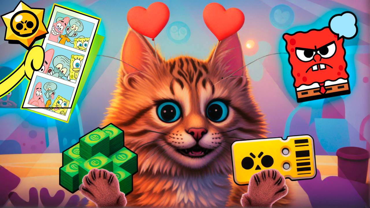 СОБРАЛ ВЕСЬ БРАВЛ ПАСС в БРАВЛ СТАРСЕ 🙀101 НАГРАДА (Игра: Brawl Stars) Весёлый Кот смотреть онлайн