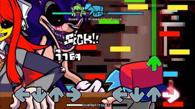 FNF: Triple Trouble | Sonic.EXE + Monika.chr Duo (Read Desc) смотреть онлайн