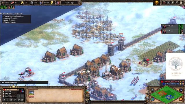 SUPER FAST KASTLE! | Dark Age CUP! Age of Empires 2 DE Game 2 смотреть онлайн