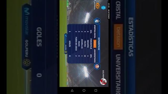 Cristal vs Universitario смотреть онлайн