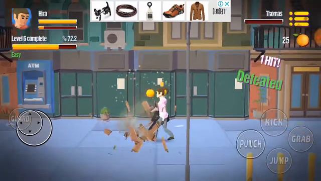 City Fighter vs Street Gang fase 6 : android Gameplay em Português PT BR смотреть онлайн