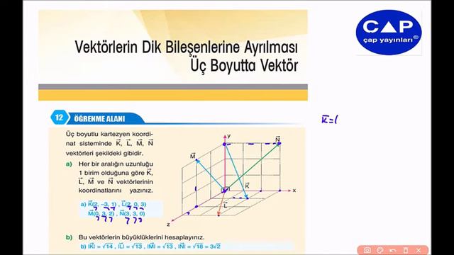 11.SınıfFizik1.Fasikülü-1.BL.-Vektörlerin Dik Bileşenlere Ayrılması-Kazanım 3 (Syf 29) смотреть онлайн