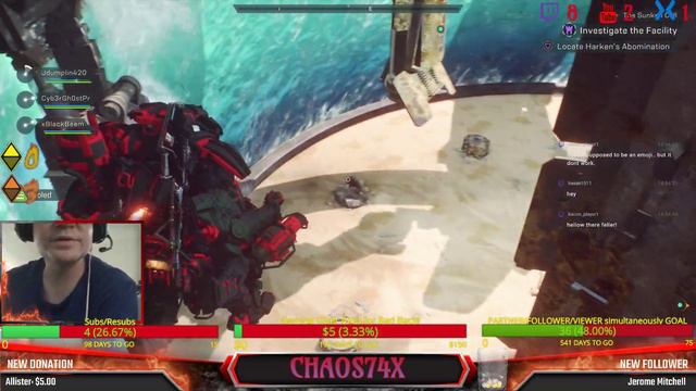 CHAOS's Anthem! on PS4 PRO! come hang & say Hi with chat! смотреть онлайн