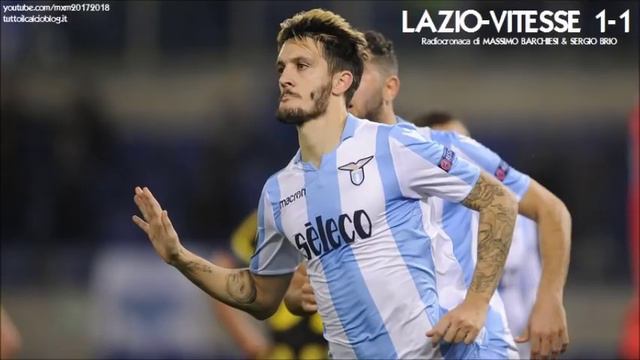 LAZIO-VITESSE 1-1 - Radiocronaca di Massimo Barchiesi & Sergio Brio (23/11/2017) da Rai Radio 1 смотреть онлайн