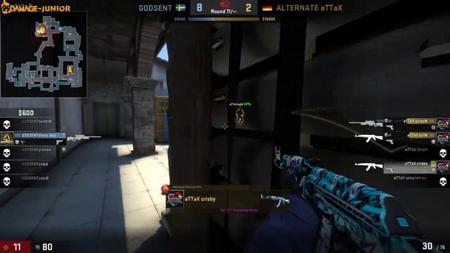 ALTERNATE aTTaX vs. GODSENT - Spieltag 16, ESEA Mountain Dew League S24 смотреть онлайн