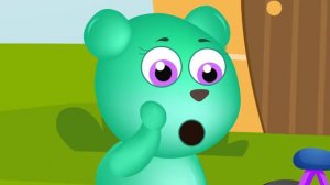 Mega Gummy Bear Shaggy dad with Wrong Hair Finger Family Nursery Rhymes for kids Toys Fun