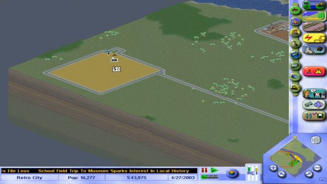 Sim City 3000 - Over One Hour Of GamePlay (New City)