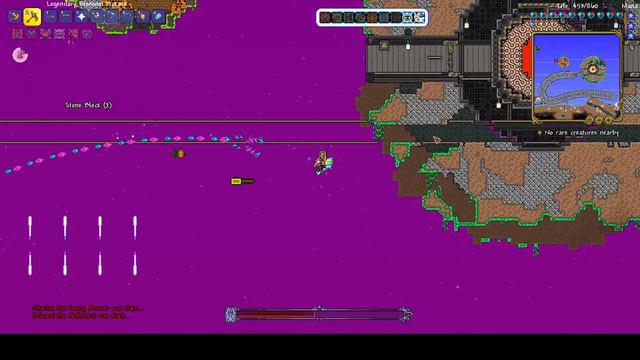 terraria calamity pickaxe axe chainsaw only devourer of lag смотреть онлайн