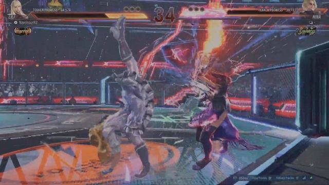 Lili (Narcissus92) vs Nina (???) - Tekken 8 Closed Network Test смотреть онлайн