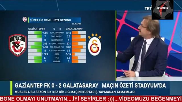 Stadyum 9 Kasım TEK PARÇA | Gazişehir Gaziantep 0-2 Galatasaray | Ayhan Akman ve Tümer Metin смотреть онлайн