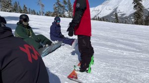 17. Укол. Задний кант. Смена стойки за счёт связки. Карвинг. Сноуборд. Илья Косяченко