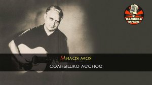 Юрий Визбор - Солнышко лесное караоке