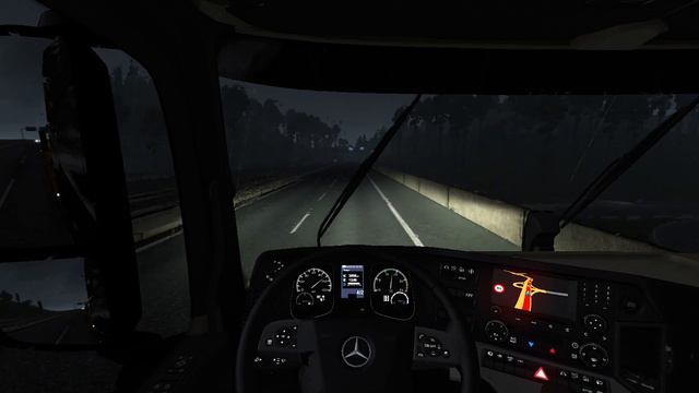 "Driving Through the Night With Raining Climate : Euro Truck Simulator 2 Realism Mode" - MR.GOP смотреть онлайн