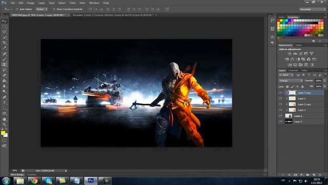 Assassins Creed 3 in Battlefield 3 Style Speed Art Desktop Background + DOWNLOAD LINK смотреть онлайн
