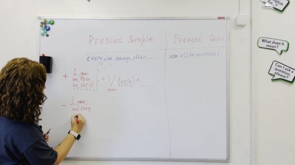 Present Simple/ Present Continuous Базовый уровень