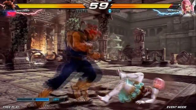 Tekken 7 : Fated Retribution ~ Akuma VS Alisa Bosconovitch (Location Test)