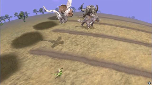 How To Train Your Dragon vs Kaiju Race | SPORE смотреть онлайн