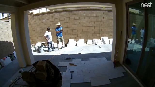 Timelapse of Backyard Tile 4-3-17 смотреть онлайн