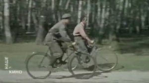 1959 год. «Ссора в Лукашах». Ленфильм. Велосипед с мотором Д4.