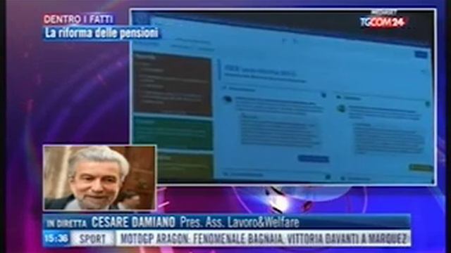 Cesare Damiano a TGCom "Dentro i fatti" di Domenica 12 Settembre смотреть онлайн