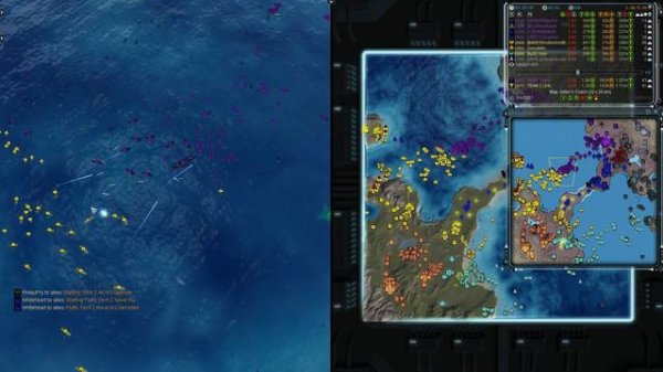 Supreme Commander Forged Alliance [211] 4v4 Морская стратегия на Сетоне