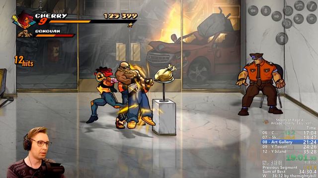 Streets of Rage 4. V7. Cherry. Easy. Speedrun (34:28) (old pb) смотреть онлайн