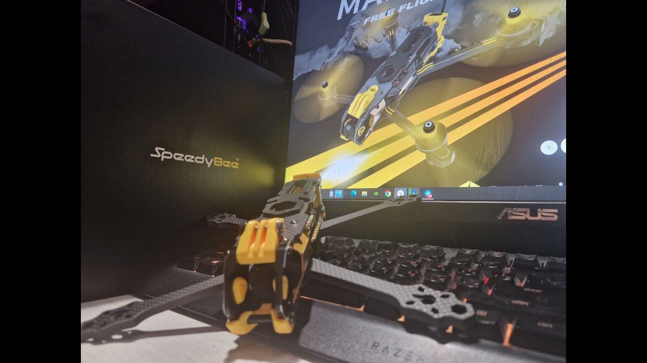 Сборка рамы Speedybee Mario 5 Аdvanced. Примерка нового стека от Speedybee F4 V4