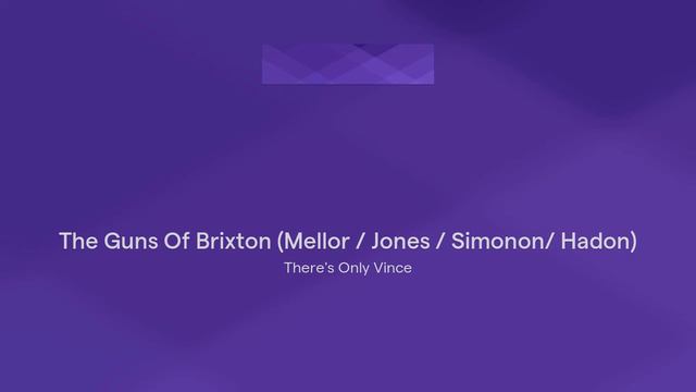 The Guns Of Brixton (Mellor / Jones / Simonon/ Hadon) смотреть онлайн