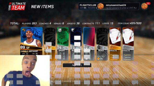 WE GOT CARMELO! NBA Live 16 Ultimate Team THROWBACK THURSDAY PACK OPENING SUPERSTITIONS! смотреть онлайн