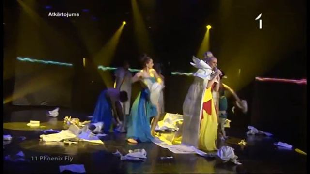 Kristīne Šomase - "Phoenix fly" Live@Latvian Eurovision Semi-Final 2013 смотреть онлайн